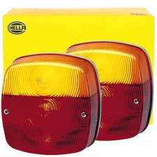 2x HELLA 2SE002578-707 UNIVERSAL Rückleuchte Heckleuchte 3-Kammer 4-Funktion