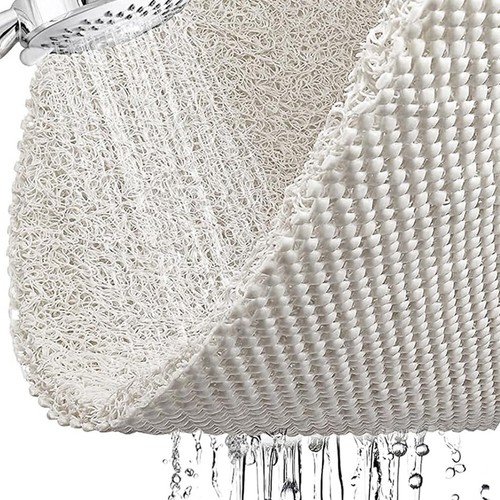 Shower Mat Rug Anti Slip Loofah Bathroom Bath Mat Carpet Water Drains Non Slip - Picture 7 of 15