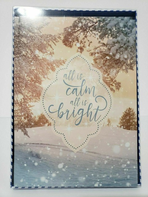 Rite Aid Home for the Holidays 16 Boxed Greeting Cards incl matching envelopes for sale online