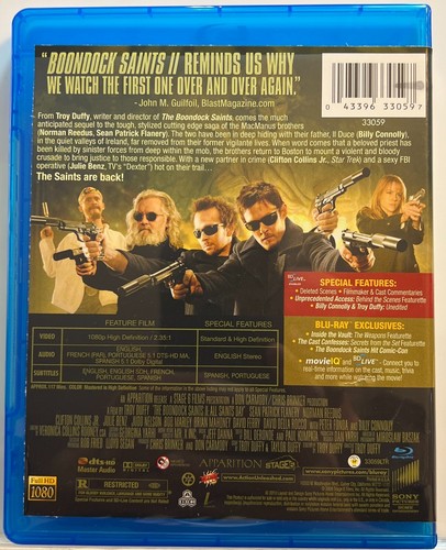 The Boondock Saints II: All Saints Day ☆Used☆ (Blu-ray, 2010, Widescreen) *VG* - Imagen 2 de 2