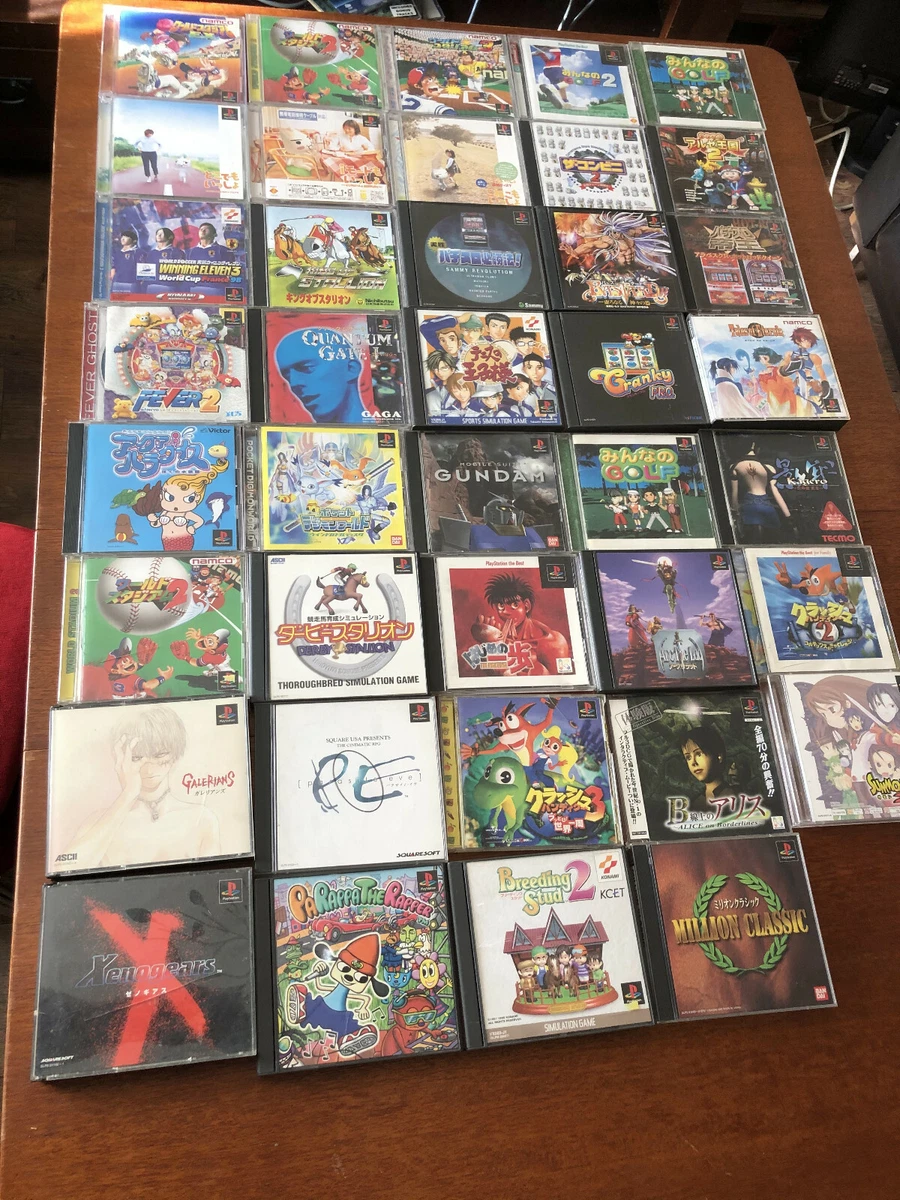 Wholesale Lot of 60 PS1 PlayStation 1 Games (Untested)