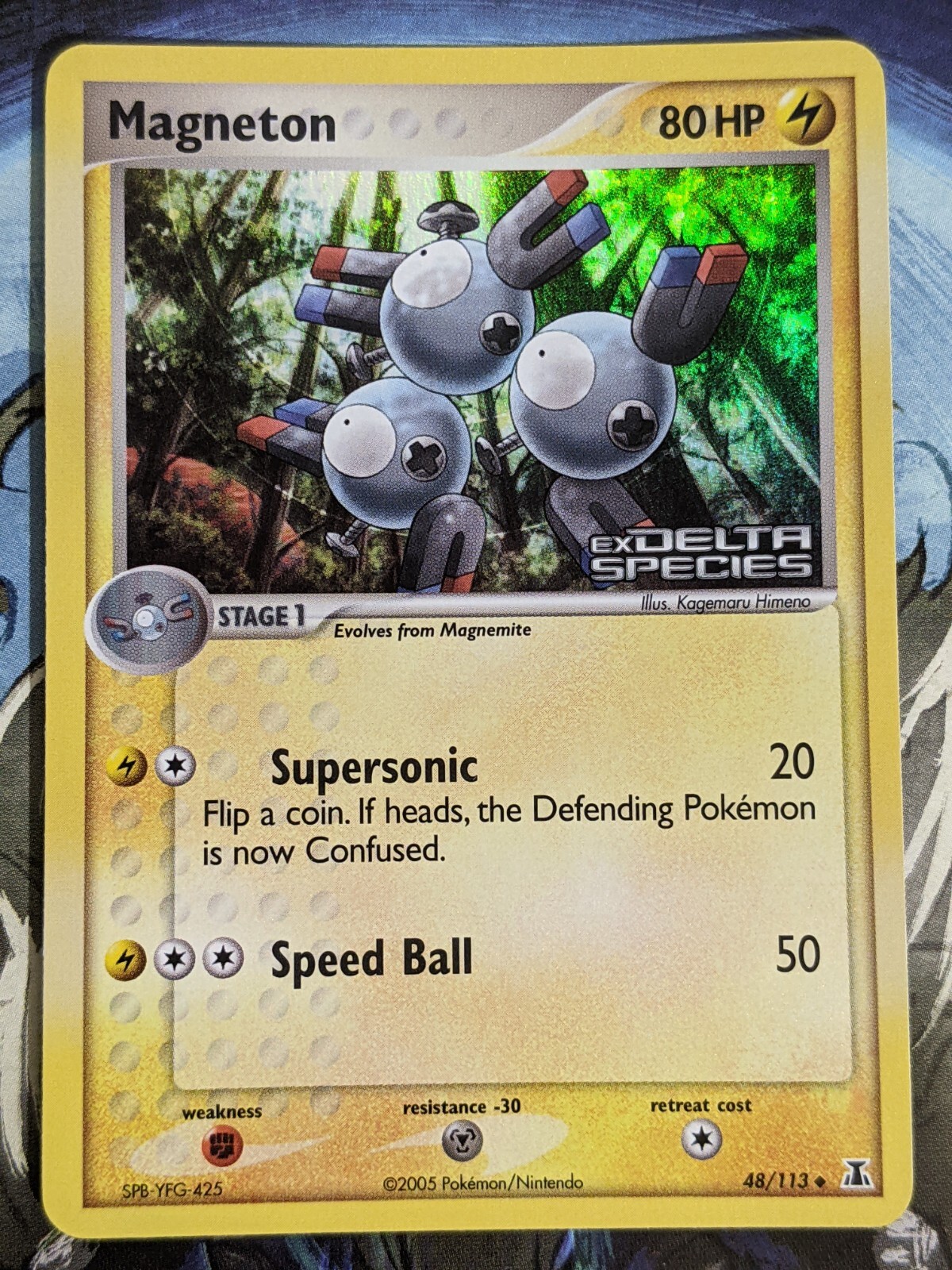 Magneton 48/113 EX Delta Species Reverse HOLO Pokemon NM