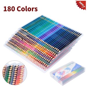 Reliable initial adjustment 180pcs Colored Pencil Oily Basswood 