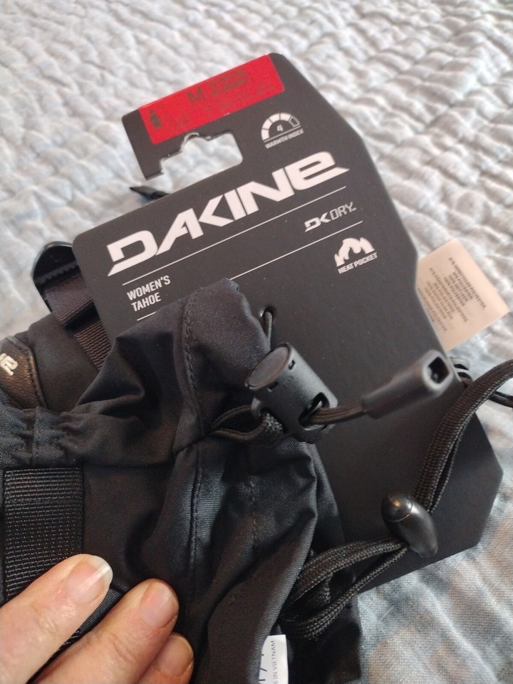 Dakine Tahoe Winter Ski Snowboard Gloves Women's Size Medium Black eBay