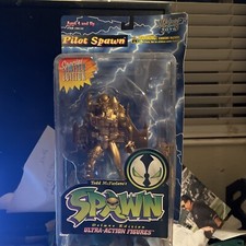 McFarlane Toys Spawn Ultra-Action Figures Pilot Spawn Gold Deluxe Edition 1995