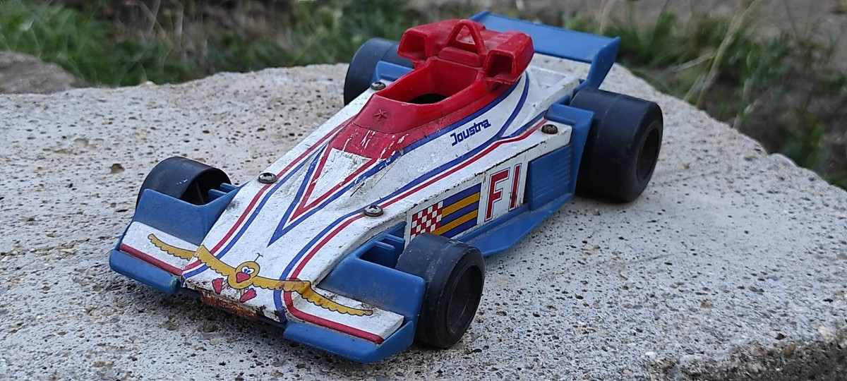 Joustra Formule 1 Grand Prix – Jouet Ancien En Tôle Des Années 70, Voiture De Collection