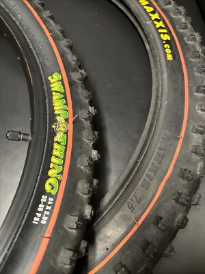 Nos 24 x 2.50 Maxxis Swamp Thing Downhill Tire Set Mtb Atb Fit