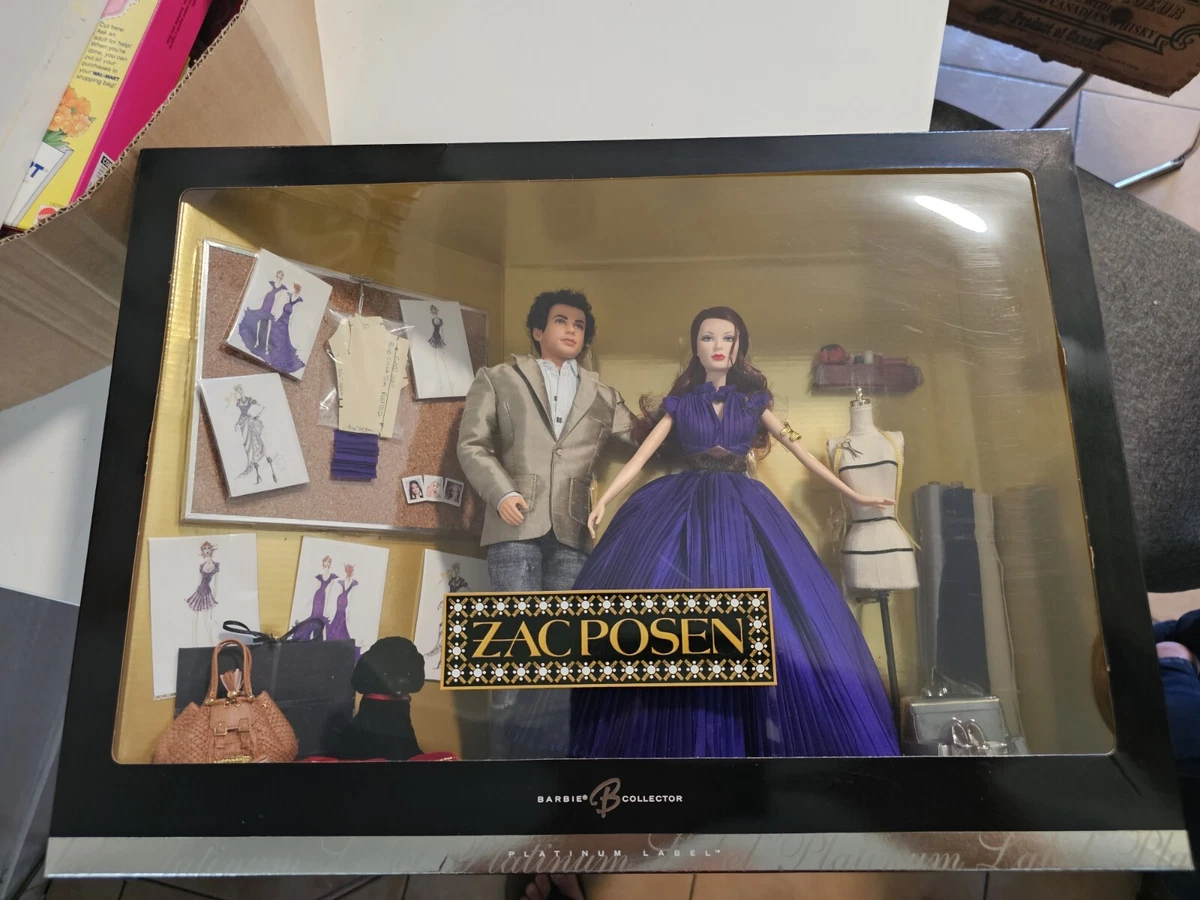 Zac Posen Barbie Ken Doll Gift SetBarbie Mattel Dolls Platinum Label