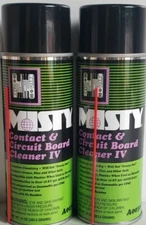 2 MISTY A00369 Contact & Circuit Board Cleaner IV Spray Aerosol Can 10oz