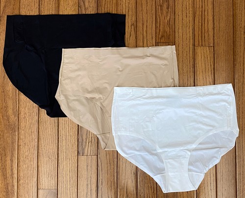 New BALI 3-PACK Womens Easylite Smooth Comfort Brief Panties DFEL61 Sz 7 / Large