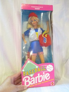 baseball barbie doll