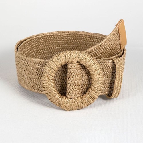 Solid Color Pin Buckle Belts PP Grass Skirt Accessories Girdle