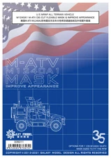 Galaxy 1/35 US M1240A1 M-ATV Vehicle Mask&Improve Appearance for Rye Field 5032