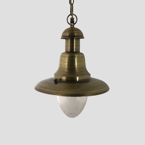 Solid Brass Pendant Fishing Style Outdoor Indoor Light IASON - Picture 3 of 32