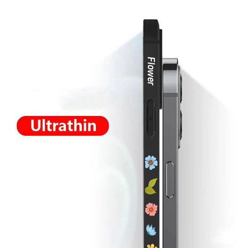 For iPhone 16 15 14 Pro Max 13 12 11 XS Shockproof Flower Lanyard Case TPU Cover - Picture 6 of 19