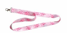 Pink Skull Lanyard, for Keychain or ID Badge