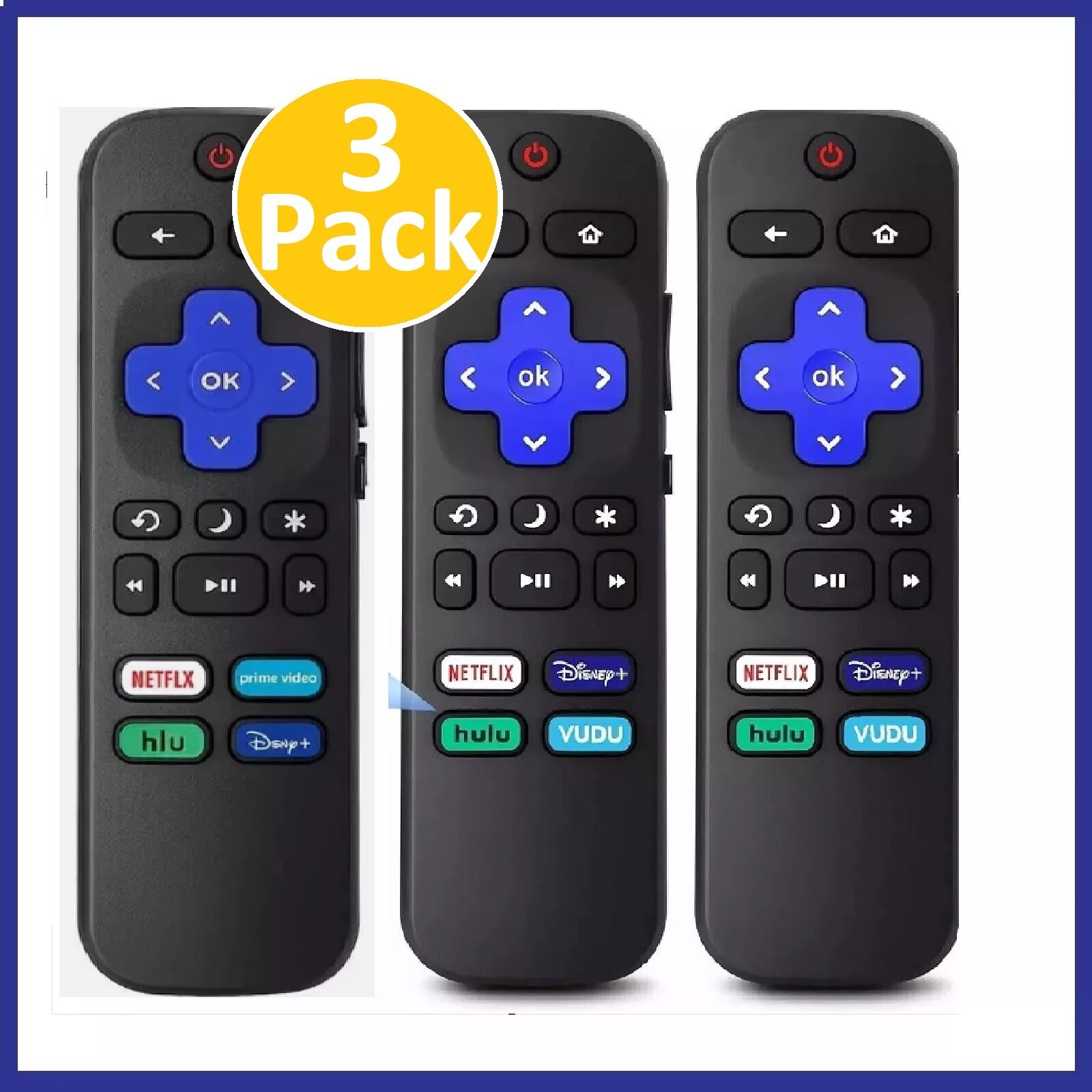 Control  Control Only For Roku Tv- Us Seller