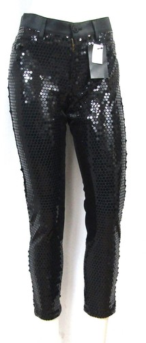 Pantaloni NUOVI JUNYA WATANABE Comme Des Garçons neri medi paillettes RARI - Foto 8 di 12