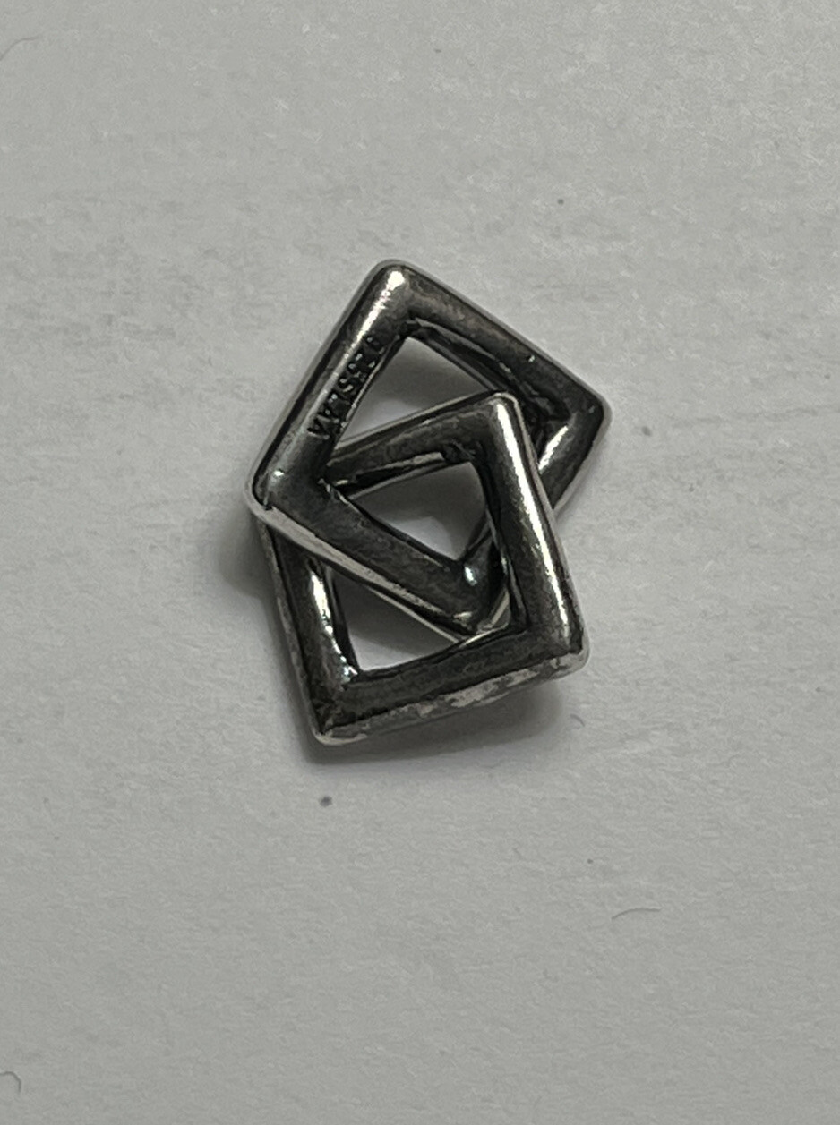 Authentic Trollbeads Sterling Silver Frames Bead … - image 5