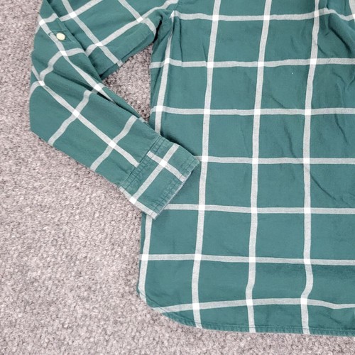 Camisa Tommy Hilfiger Mujer Mediana Verde Blanca Geométrica 1/2 Botón Pullover - Imagen 17 de 19