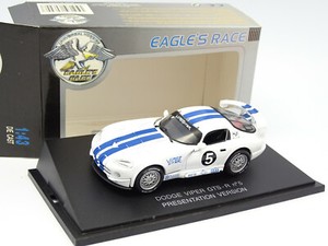 1 43 scale eagle's race dodge viper gts coupe red by ebay