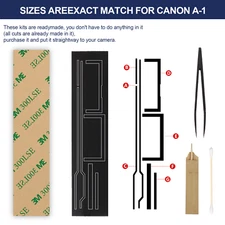 Pre-Cut Light Seal Foam Replace Sponge Kits Repair For Canon A-1 Film Camera