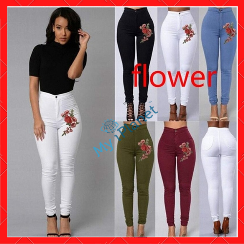 Candy-colored Feet Pencil Pants Pantalon Colombianos Jean De Moda Ropa Para Muje - Picture 1 of 16