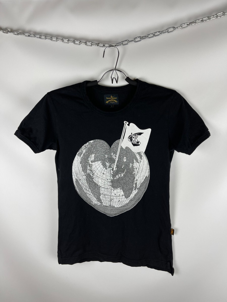 Vivienne Westwood Anglomania Chaos classic heart world print | eBay