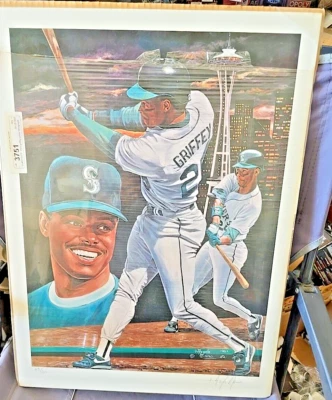 Ken Griffey Jr 棒球MLB 原始亲笔签名海报、印刷品| eBay
