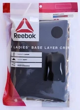 Reebok #11179 NEW Women's Grey Long Sleeve Base Layer Crew Top