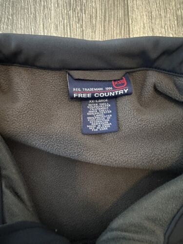 Free Country Jacket Men's 2XL Blue Long Sleeve Camping Hiking Outdoor Casual EUC - Picture 3 of 5