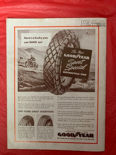 1941 "MOTORCYCLIST" May. - Original Motorcycle Magazine - Harley / Indian - Picture 8 of 8