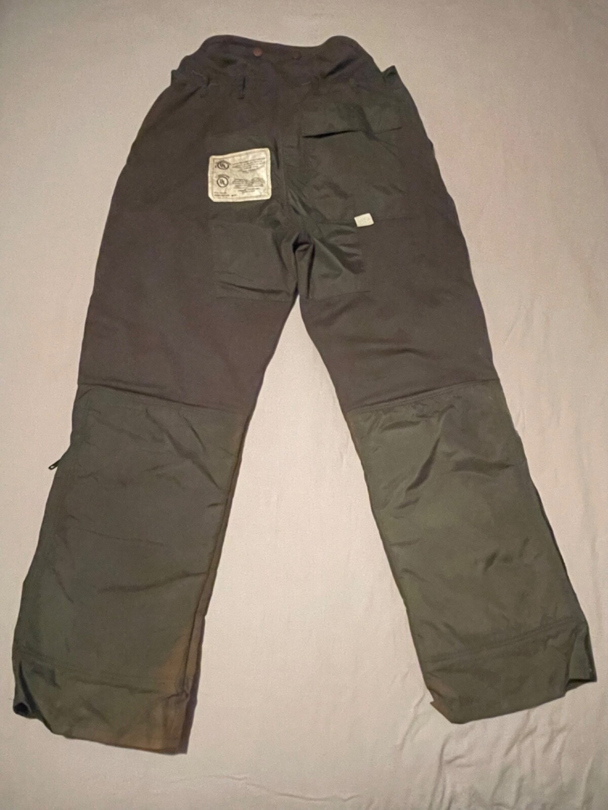 Used Woodland Chainsaw Pants Protective Chaps Insulated waist 3234