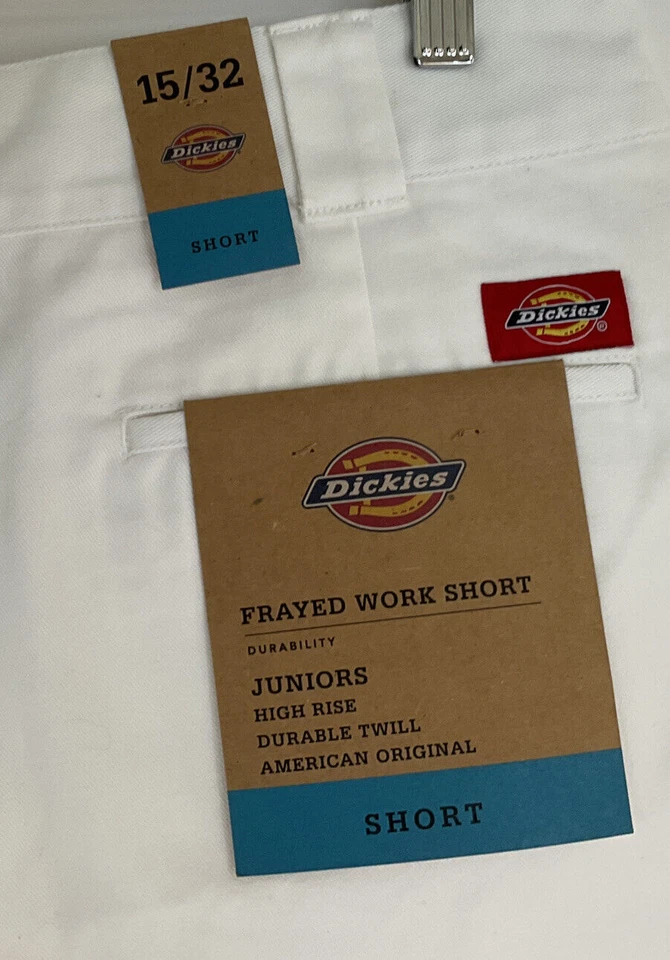Dickies Junior Mujer Tiro Alto Duradero Sarga Americana Original Talla 15/32 NUEVO Foto 4 de 4