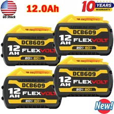 Pack 12Ah For DEWALT DCB609-2 20V/60V MAX FLEXVOLT Li-Ion Battery DCB612 DCB606