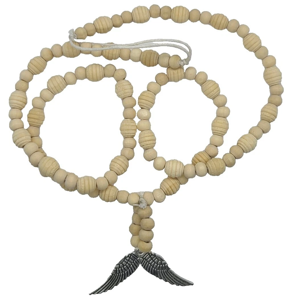 Collares y colgantes de moda para cuello de madera