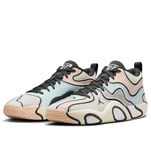 Nike Tatum 3 PF Sidewalk Chalk Anthracite Pale Ivory Orange Pearl FZ6601-008 - Picture 3 of 9