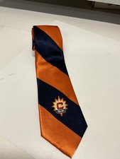 Connecticut Sun Basket Ball DESIGNER NECKTIE TIE  Orange And Black Preowned