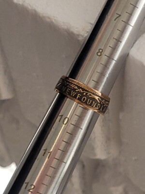 Newfoundland -Custom -  Coin Rings   - Hand-Crafter - 100+ Years Old. Heritage 