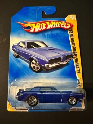 Hot Wheels   69 Cougar Eliminator  Blue  2009 MOMC
