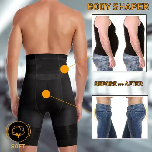 Männer Schlank Schlank Bauchweg Hosen Mieder Unterhose Korsett Unterwäsche Pants - Picture 7 of 16