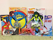 Hot Wheels Marvel 2016 complete set of 5 cars