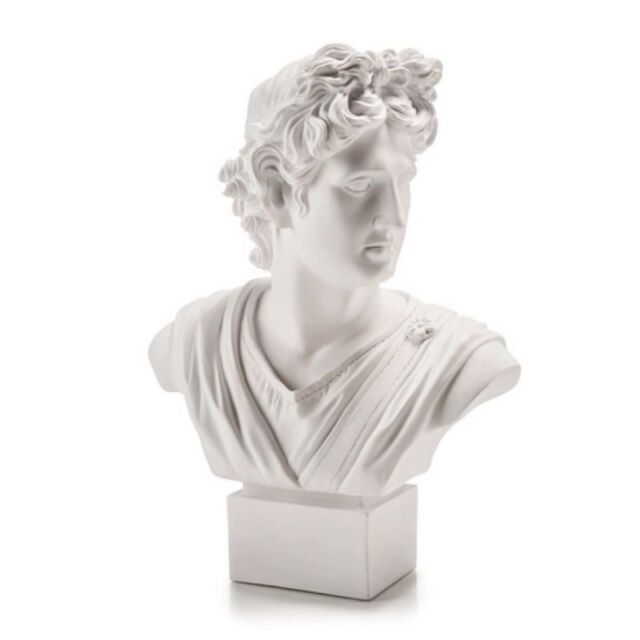 Lamart Palais Royal Busto bianco Apollo 50 cm