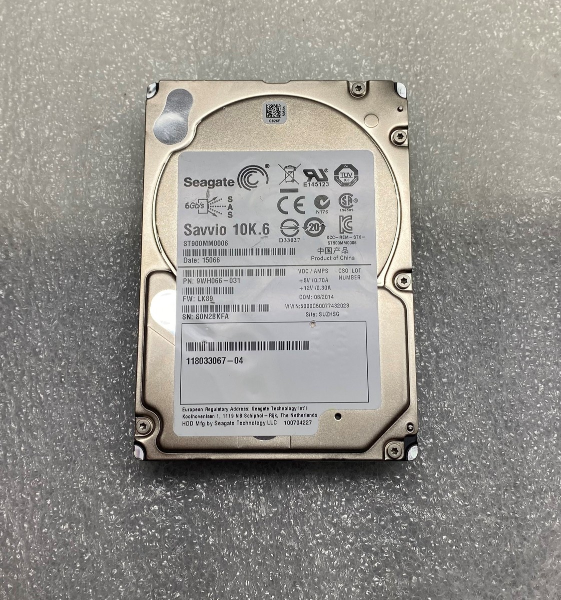 SEAGATE ST900MM0 CLAR900 859GB Savvio 10K.6, 2.5