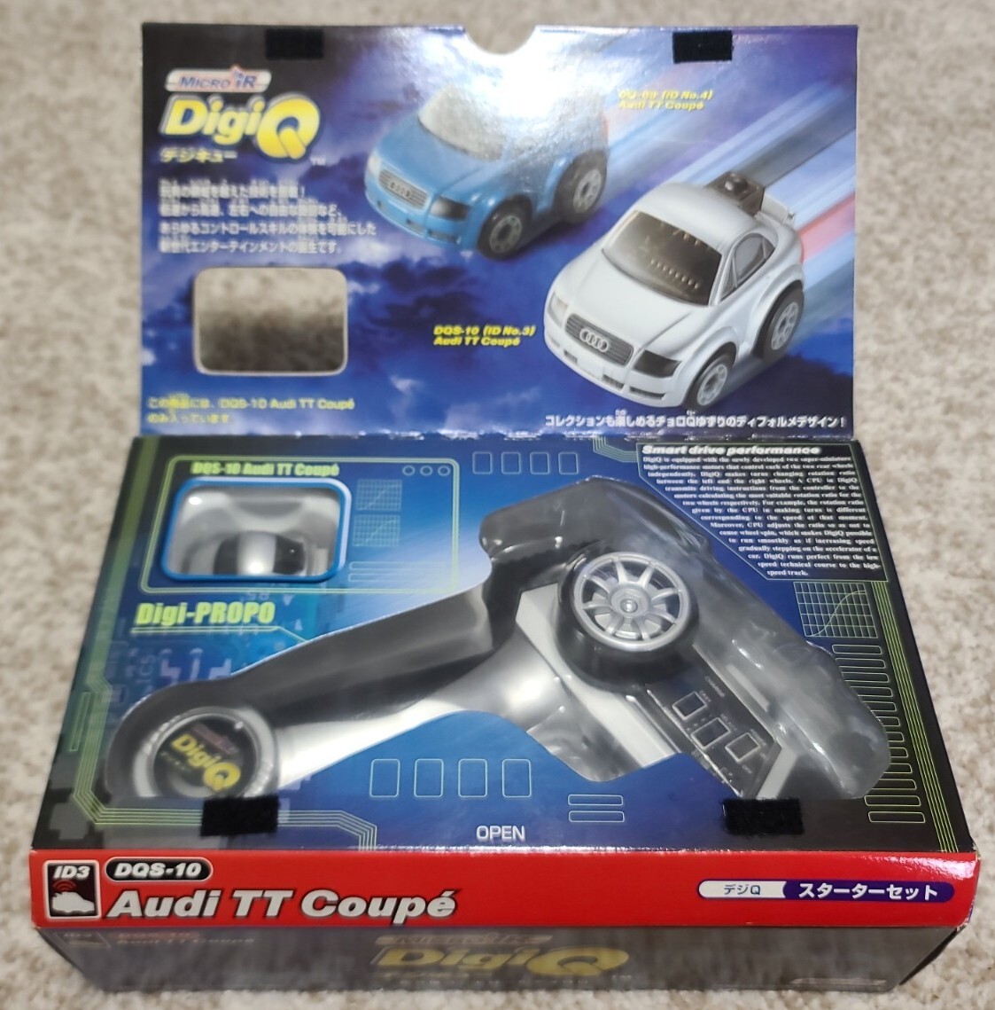 デジキュー COX NEW Beatle　TAKARA DigiQ Konami Takara Digi-q micro iR rc Car skyline GT-R (r-34) NOS