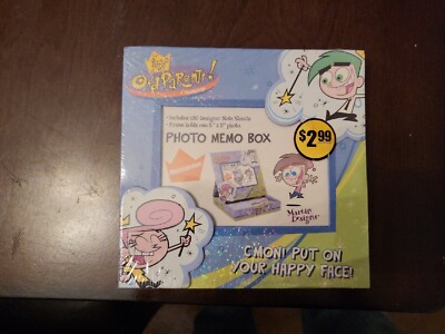 NEW Nickelodeon Fairly Odd Parents Photo Frame Memo Box w note Cards Sealed 2004