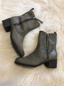 clarks gray ankle boots