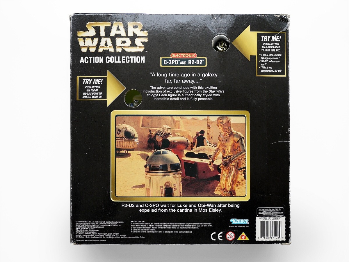 Kenner Star Wars 1/6 Electronic C-3PO & R2-D2 Action Figure