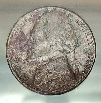 Volcano Nickel Mt St Helens Volcanic Ash Eruption  1980-P PMD Found Under Weeds