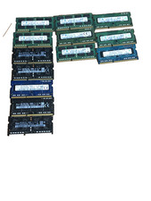  Lot of 13 4GB  2GB DDR3/4 SO-DIMM - LAPTOP MEMORY - MIXED BRANDS  SPEEDS
